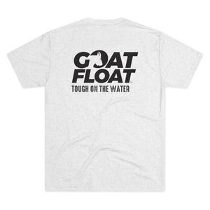 Tough On The Water - Tri-Blend Tee-T-Shirt-Goat Float Fly Fishing